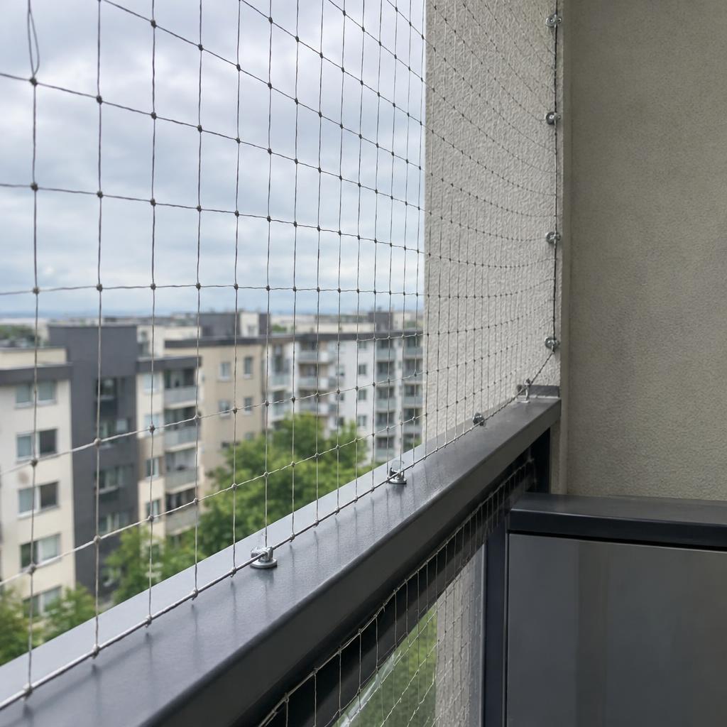 Balkon Kuş Filesi uygulaması